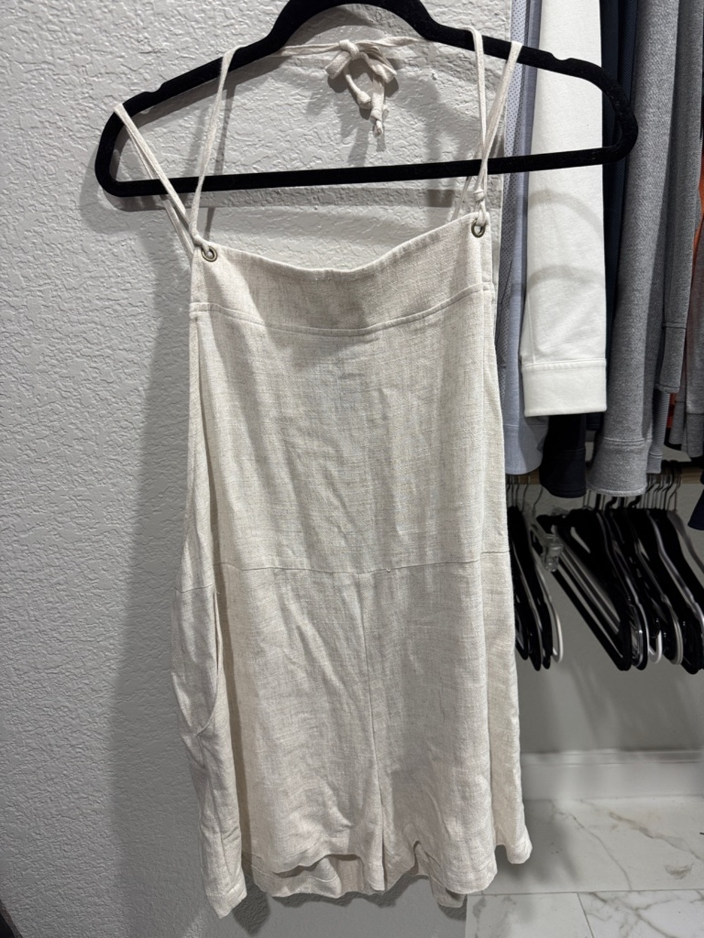Soft Cream Romper